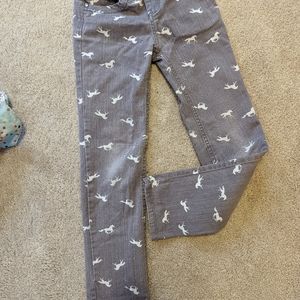 Gymboree girls jeans - with horses!